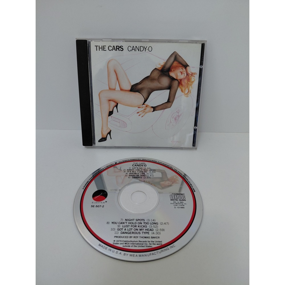 The Cars Candy-O CD Album 1979 Elektra Asylum BMG Club Edition D 101885 Let's Go